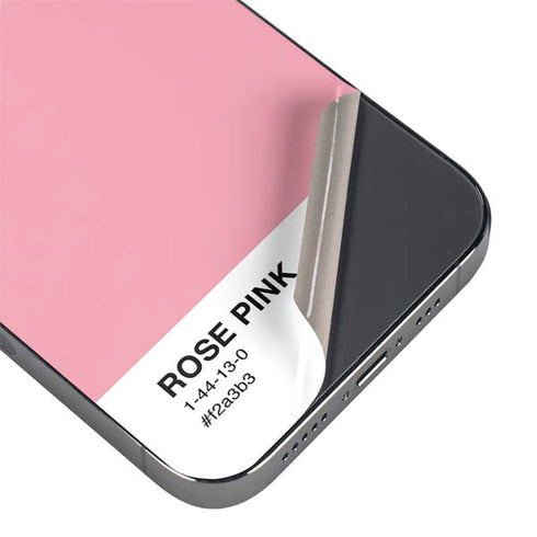 Rose Pink Color Palette iPhone 16 Pro Skin
